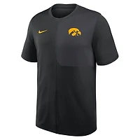 Iowa Sideline Coach Men's Nike Dri-FIT College Top