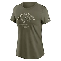 Detroit Lions Salute to Service Sideline Women's Nike NFL T-Shirt
