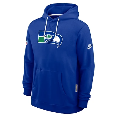 Seattle Seahawks Alt Offensive Set Play Sideline Men's Nike Dri-FIT NFL Pullover Hoodie