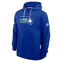Seattle Seahawks Alt Offensive Set Play Sideline Men's Nike Dri-FIT NFL Pullover Hoodie