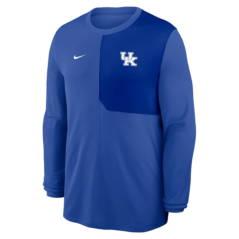 Kentucky Sideline Coach Men's Nike Dri-FIT College Long-Sleeve Top