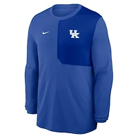 Kentucky Sideline Coach Men's Nike Dri-FIT College Long-Sleeve Top