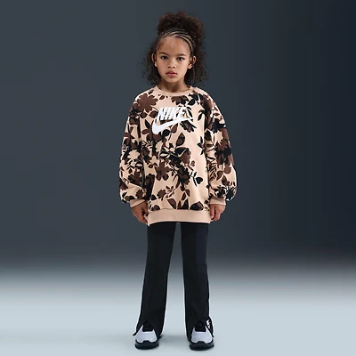 Nike Baby (12-24M) Floral Camo Crew and Leggings Set