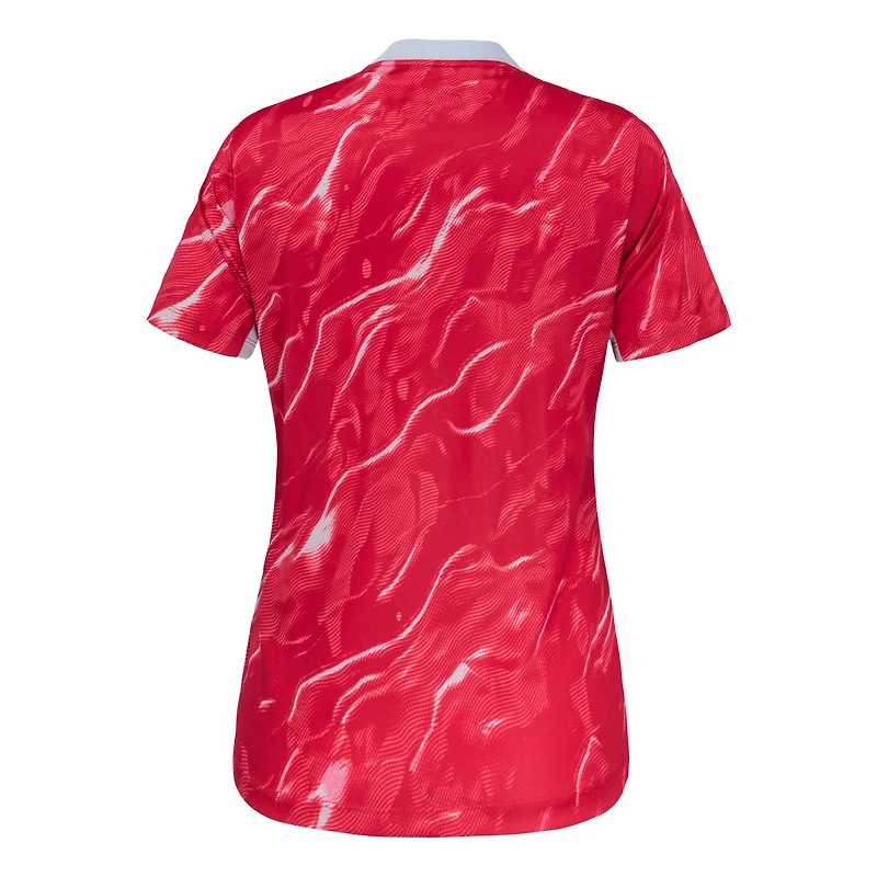 North Carolina Courage 2025 Women's Nike NWSL Short-Sleeve Pre-Match Top