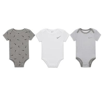 Nike E1D1 Baby (0-9M) Mix and Match Bodysuits (3-Pack)