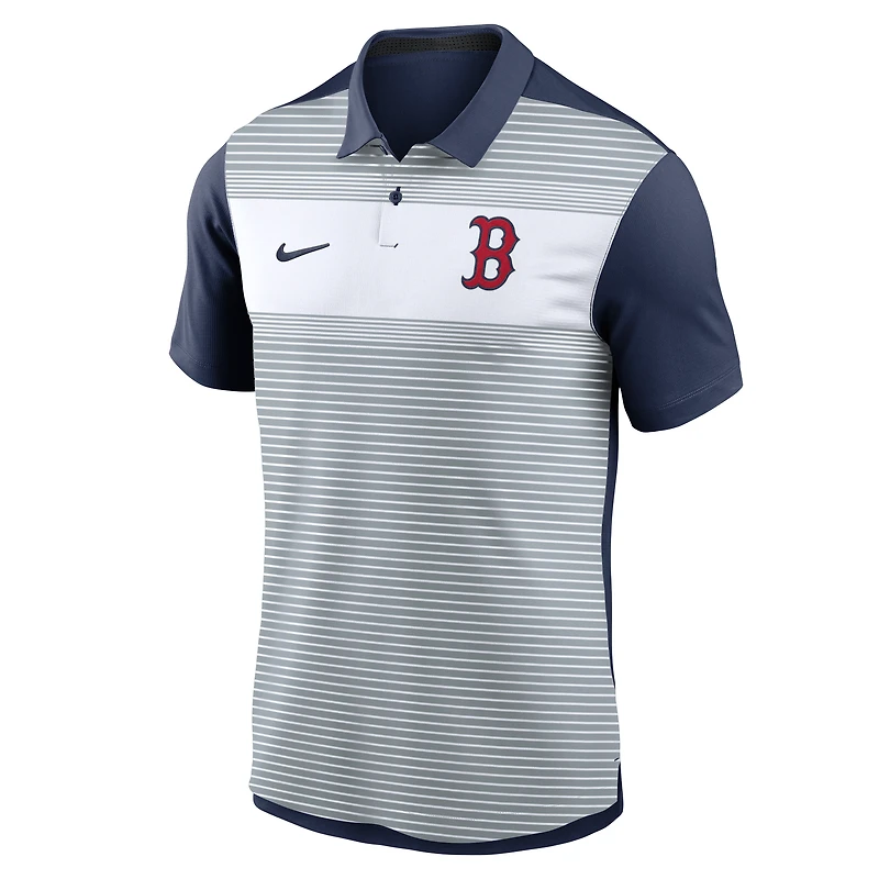 Boston Red Sox Striped Vapor Polo Men's Nike Dri-FIT MLB
