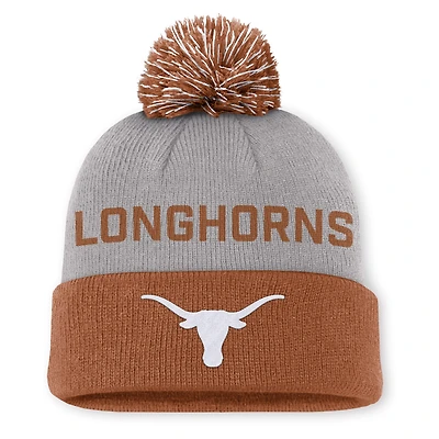Texas Primetime Peak Men's Nike College Cuffed Pom Beanie