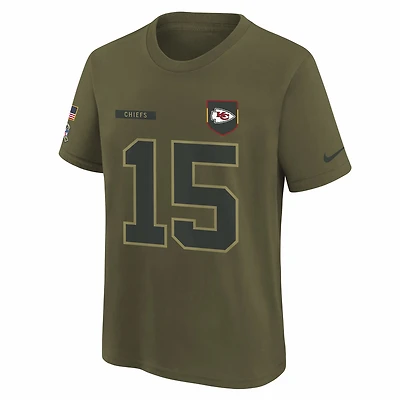 Patrick Mahomes Kansas City Chiefs Salute to Service Big Kids’ Nike NFL T-Shirt