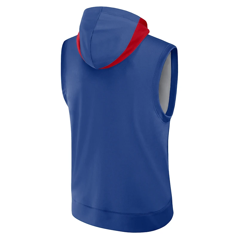 Chicago Cubs Authentic Collection Men’s Nike Dri-FIT MLB Sleeveless Pullover Hoodie