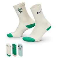 Nike Everyday Plus Big Kids' Cushioned Crew Sock (3 Pair)