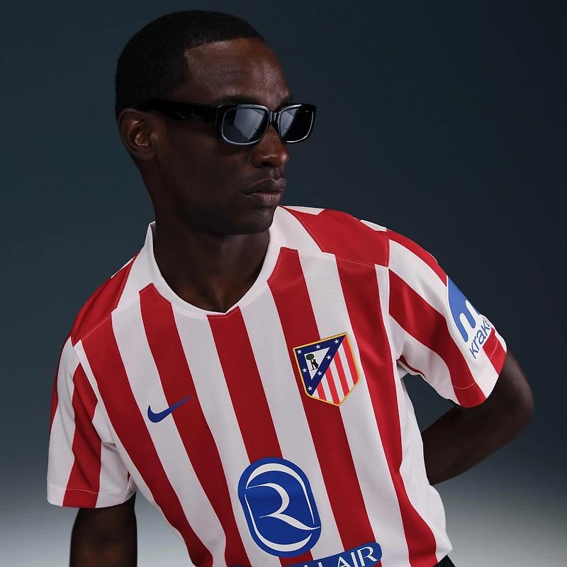 Atlético Madrid 2025/26 Stadium Home Men's Nike Dri-FIT Soccer Replica Jersey