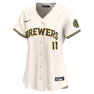 Jackson Chourio Milwaukee Brewers Women’s Nike Dri-FIT ADV MLB Limited Jersey
