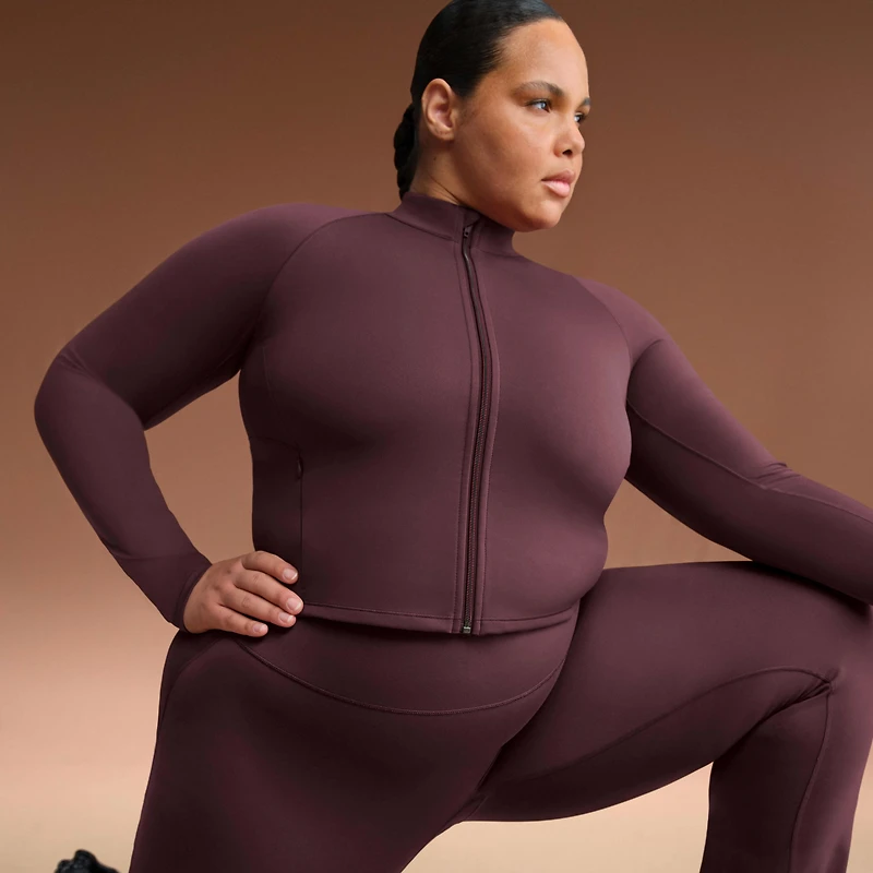 NikeSKIMS Matte Women's Mock-Neck Full-Zip Jacket