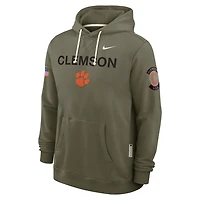 Clemson 2025 Military Appreciation Men's Nike Dri-FIT College Pullover Hoodie
