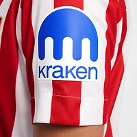 Atlético Madrid 2025/26 Stadium Home Big Kids' Nike Dri-FIT Soccer Replica Jersey