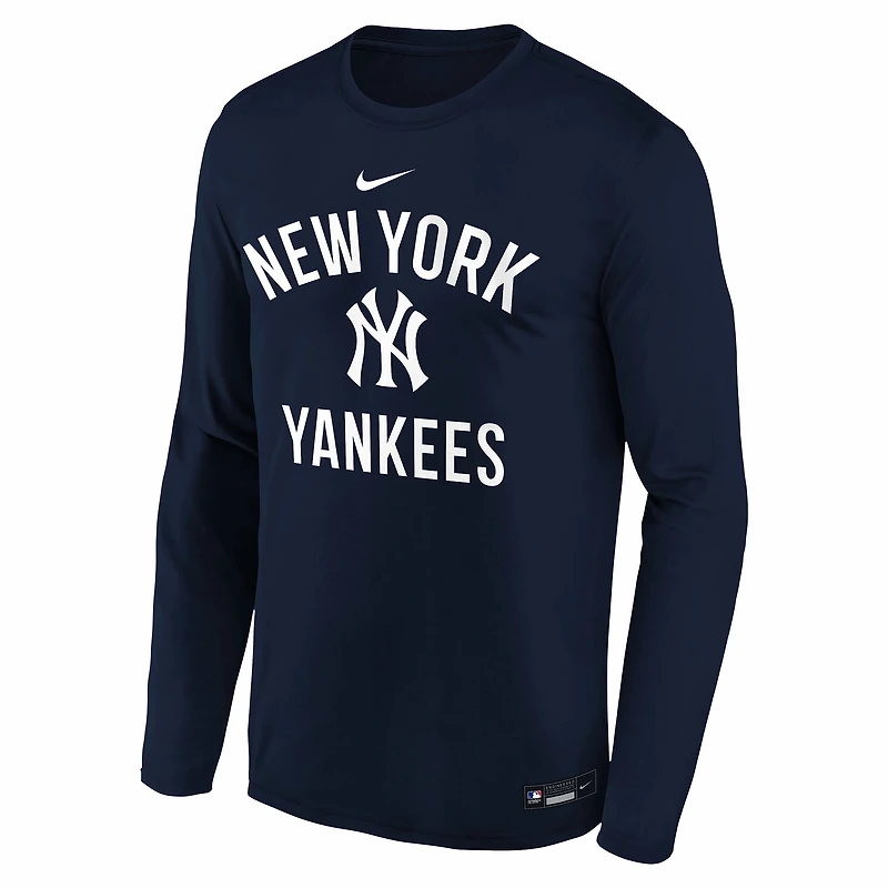 New York Yankees Authentic Collection Team Issue Legend Big Kids' Nike Dri-FIT MLB T-Shirt