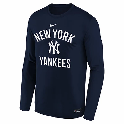New York Yankees Authentic Collection Team Issue Legend Big Kids' Nike Dri-FIT MLB T-Shirt