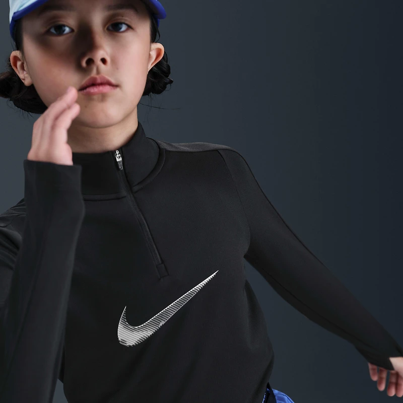 Nike Pro Big Kids' (Girls') Dri-FIT 1/4-Zip Top