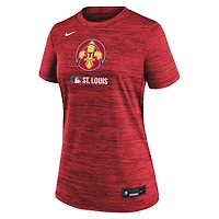 St. Louis Cardinals Authentic Collection City Connect Velocity Women's Nike Dri-FIT MLB T-Shirt