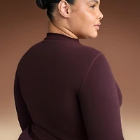 NikeSKIMS Vintage Seamless Women's Mock-Neck Crop Top