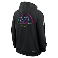 Los Angeles Rams Crucial Catch Sideline Men's Nike Dri-FIT NFL Pullover Hoodie