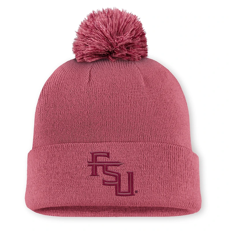 Florida State Primetime Campus Toned Men's Nike College Cuffed Pom Beanie