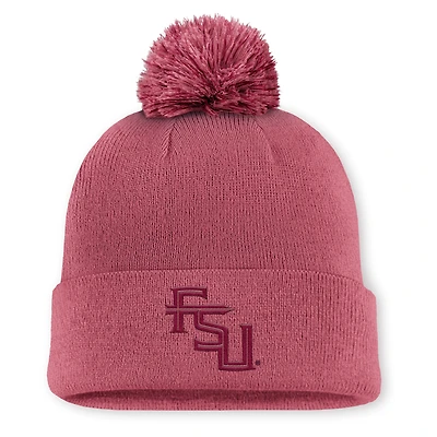 Florida State Primetime Campus Toned Men's Nike College Cuffed Pom Beanie