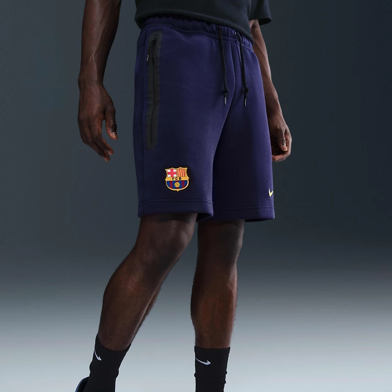 FC Barcelona Tech Men's Nike Soccer Fleece Shorts