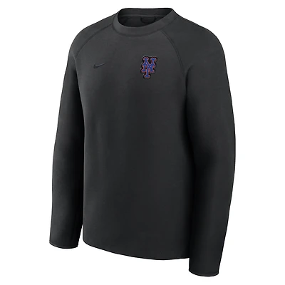 New York Mets Tech Fleece Men's Nike MLB Pullover Crew