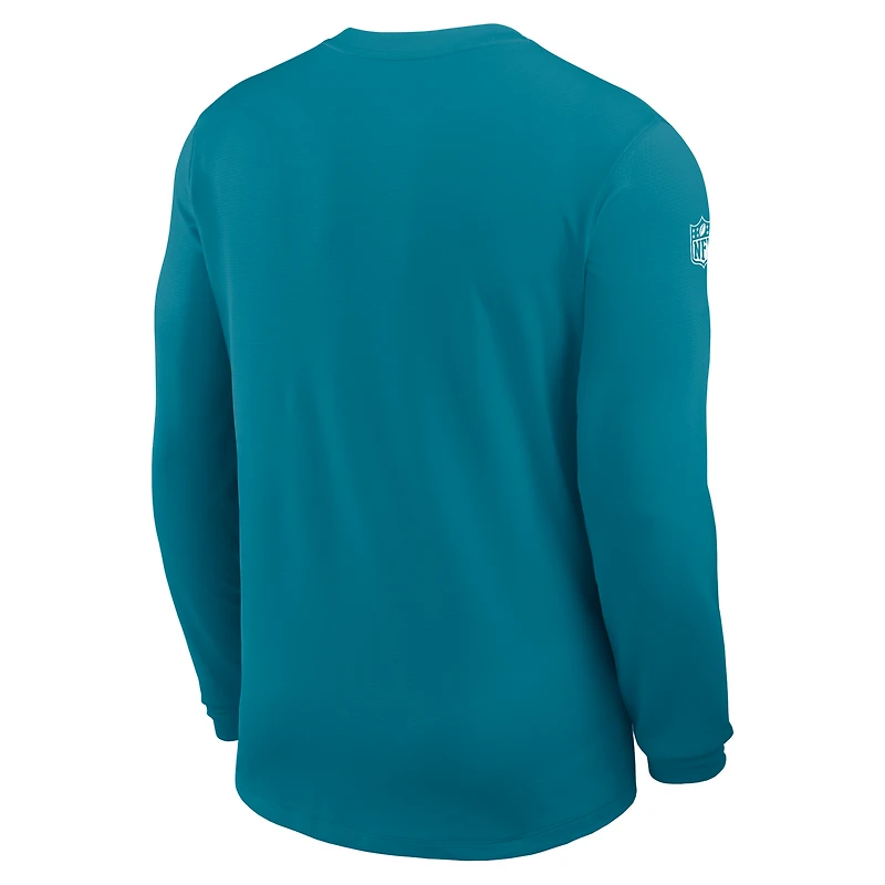 Jacksonville Jaguars Sideline Coach Men's Nike Dri-FIT NFL Long-Sleeve Top
