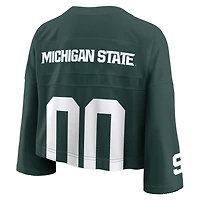 Michigan State Jersey Women's Nike Dri-FIT College Cropped Top