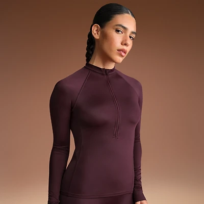 NikeSKIMS Shine Women's Long-Sleeve Half-Zip Top