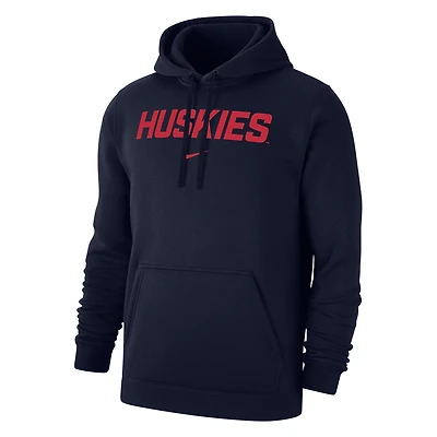 UConn Club Fleece Men's Nike College Pullover Hoodie