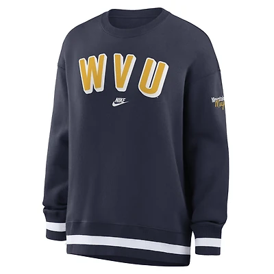 West Virginia Legacy Phoenix Women's Nike College Oversized Pullover Crew