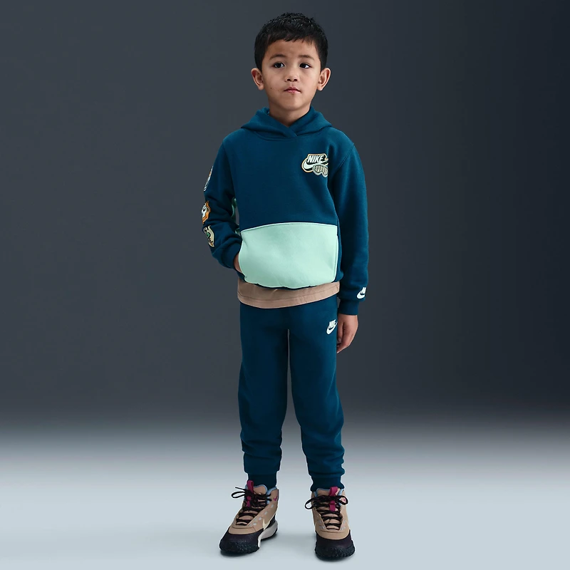 Nike Little Kids' Fleece Pullover Hoodie and Joggers Set