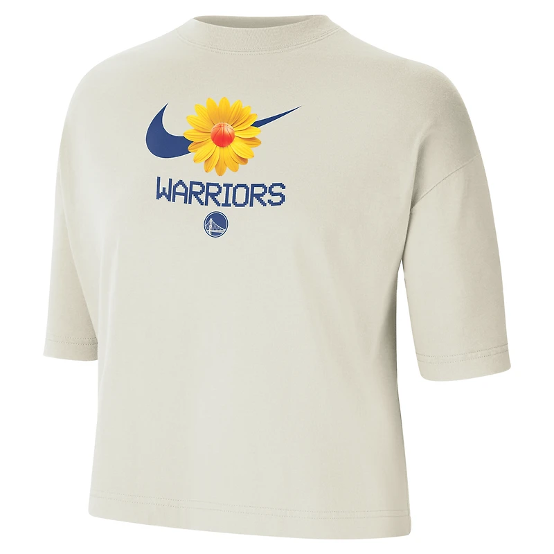 Golden State Warriors Courtside Women's Nike NBA Boxy T-Shirt