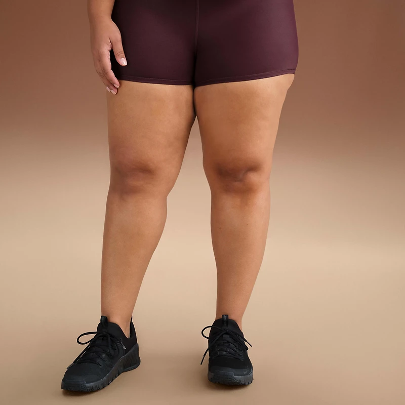 NikeSKIMS Shine Women's Mid-Rise 2" Boyshorts with Drawcord