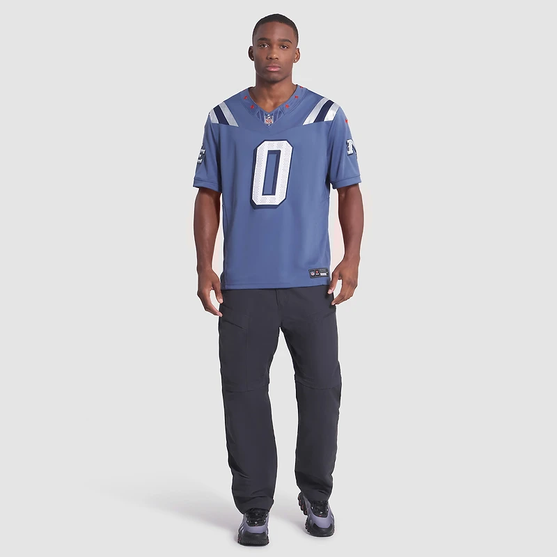 Rhamondre Stevenson New England Patriots Rivalries Collection Men's Nike Dri-FIT NFL Limited Jersey
