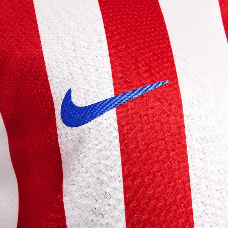 Atlético Madrid 2025/26 Stadium Home Big Kids' Nike Dri-FIT Soccer Replica Jersey