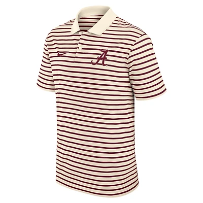 Alabama Striped Men's Nike Dri-FIT College Polo