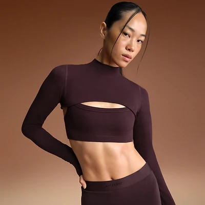 NikeSKIMS Vintage Seamless Women's Long-Sleeve Shrug