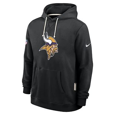 Minnesota Vikings Initial Home Sideline Men's Nike Dri-FIT NFL Pullover Hoodie