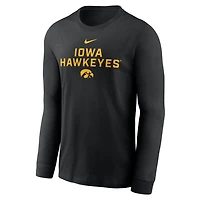 Iowa Sideline Men's Nike Dri-FIT College Long-Sleeve T-Shirt