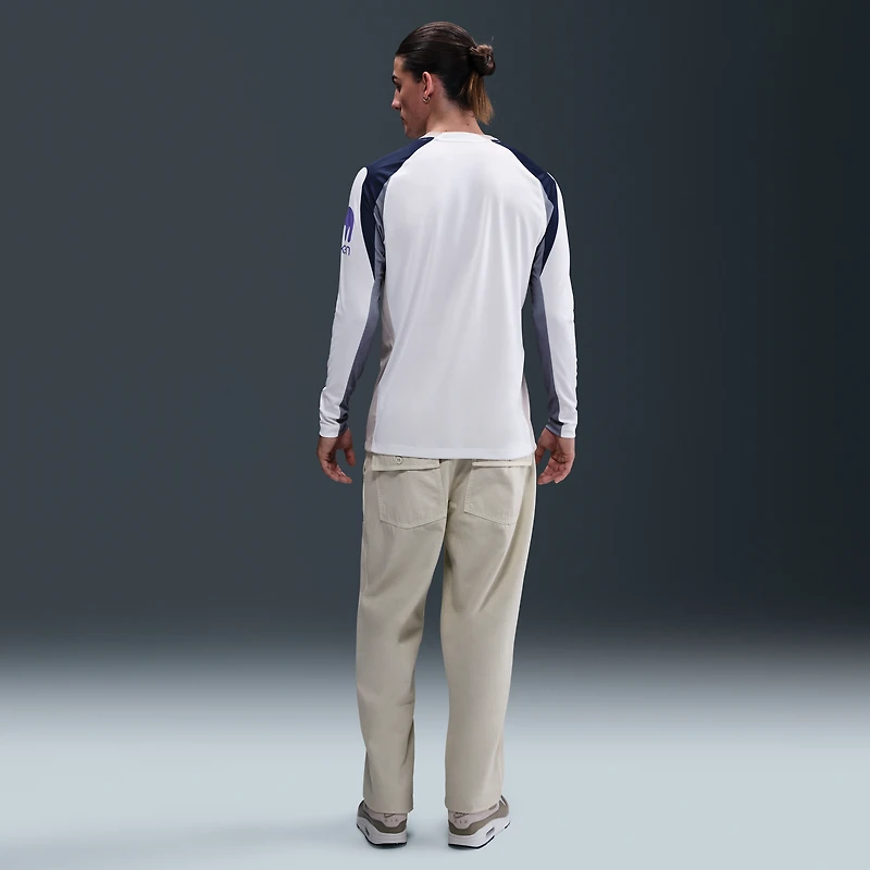 Tottenham Hotspur 2025/26 Stadium Home Men's Nike Dri-FIT Soccer Replica Long-Sleeve Jersey