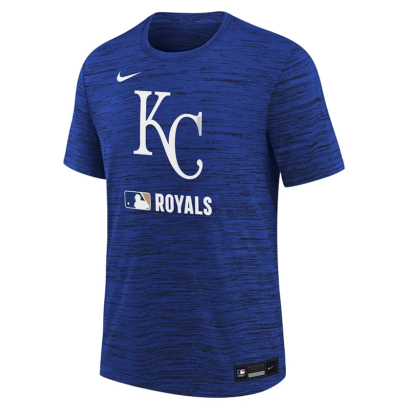 Kansas City Royals Authentic Collection Velocity Big Kids’ Nike Dri-FIT MLB T-Shirt