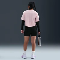 Nike Pro Girls' Dri-FIT Shorts (Extended Size)
