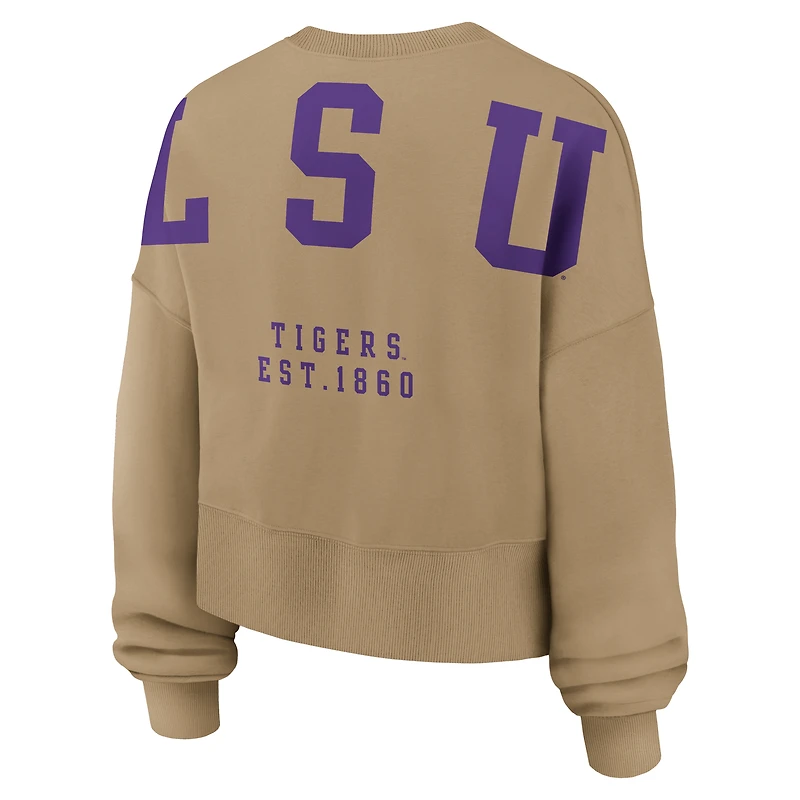 LSU Phoenix 2-Hit Women's Nike College Pullover Crew