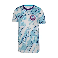 Orlando Pride 2025 Big Kids' Nike NWSL Short-Sleeve Pre-Match Top