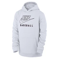 Nike Swoosh Club Fleece Big Kids' Baseball Pullover Hoodie