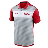 Philadelphia Phillies Striped Vapor Polo Men's Nike Dri-FIT MLB